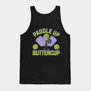 Paddle Up Buttercup Pickleball Player Enthusiast Game Day Tank Top